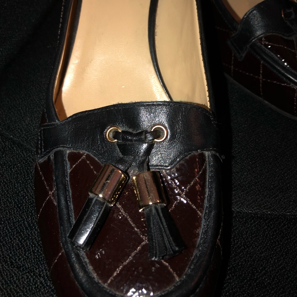Deep Burgundy Tasseled Pumps Size 8